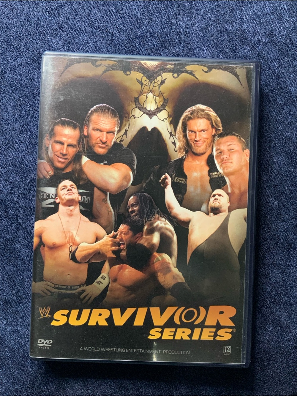 WWE 2006 Survivor Series DVD - Black and Gold Cover (1123)
